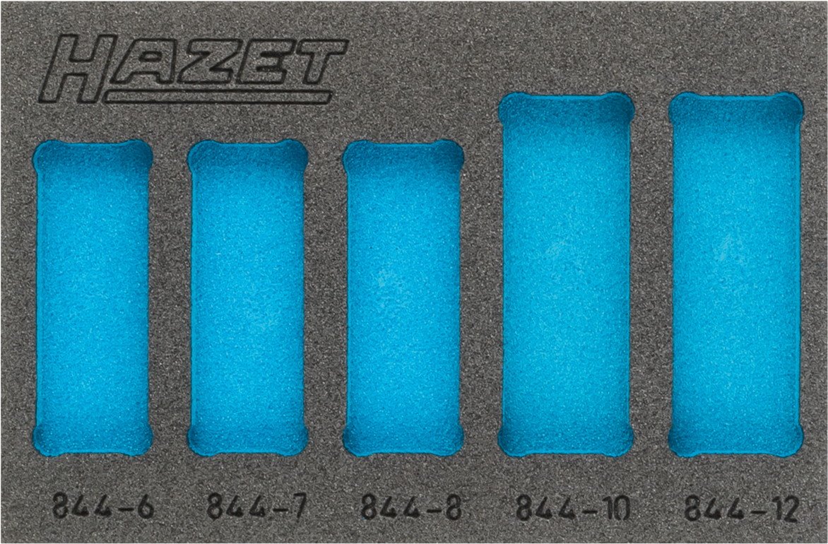 HAZET 163-347L 2-Component Soft Foam Insert - Multi-Colour