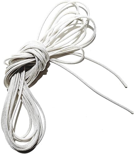Cordon Pour Store Romain 1,2 Mm Blanc - 20 Mètres - Fil Nylon Solide Pour Stores Austriens