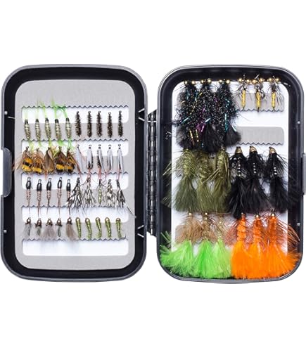 Assortiment 13 Mouches De Pêche Nouées Main – Eau Salée & Brochet