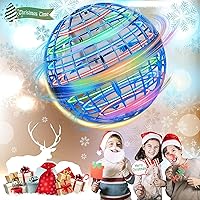 Flying Ball Toys,Flying Orb Ball Spinner Drones Ball with Magic Led Lights Floating Fly Space Ball 360°Rotating…