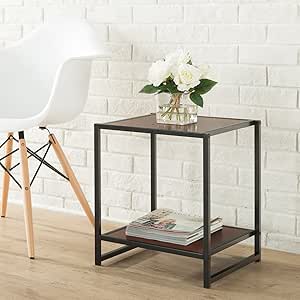 Amazon Com Zinus Priyanka Modern Studio Collection 15 Inch Square Side Table End Table Coffee Table Furniture Decor