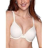 Vanity Fair Womens Bra with 2-Way Convertible Straps, Body Caress Full Coverage, Lightly Lined Cups Up to Dd