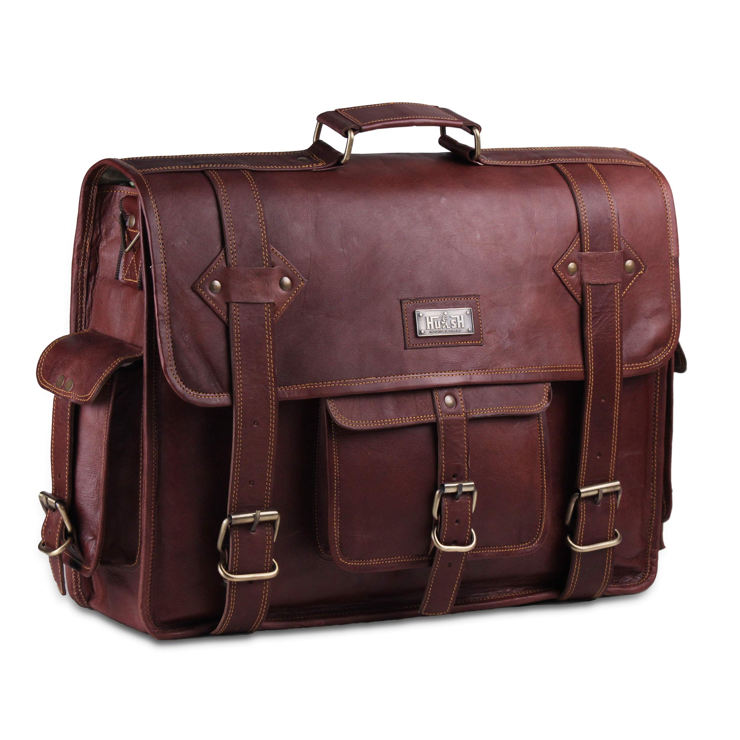 Leather Bags Hush Puppies Bags India Hulsh Leather Messenger Bag