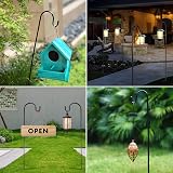 AKOFIC 2 Pack Adjustable Shepherds Crook Hooks 100cm Garden Stake view 7