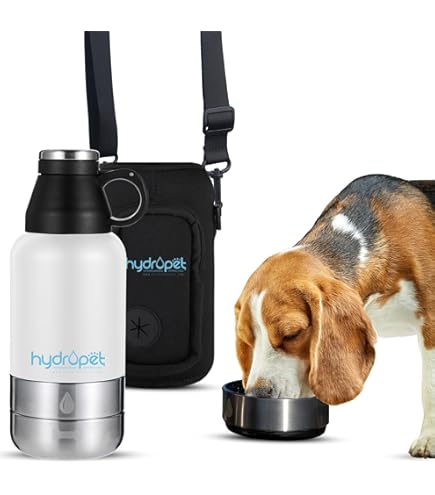 Cat Bowls GrandTies Insulated Portable Dog Water Bottle With