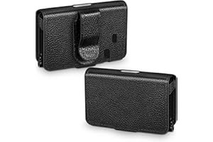 MEDMAX PU Leather Protective Case for Tandem T:Slim X2 / T:Slim Insulin Pumps, Lightweight Diabetic Storage Carrying Case with Belt Clip (Black-Upgraded)