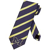 Eagles Wings Michigan Ties Mens College Wolverines Sports Necktie