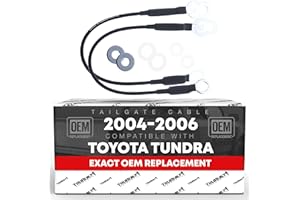 T1A Tailgate Cable Compatible with 2004-2006 Toyota Tundra - OEM Replacement 65770-0C040, 65770-0C050, Left & Right