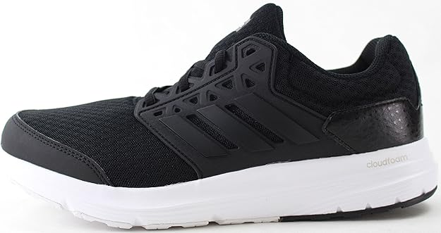 Amazon アディダス Galaxy 3 Wide U メンズ ローカット スニーカー 25 5cm コアブラック ホワイト スニーカー