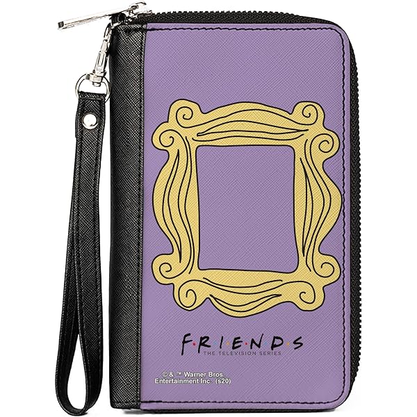 Bioworld FRIENDS The TV Series Allover Themed Designs Zip  display picture 1