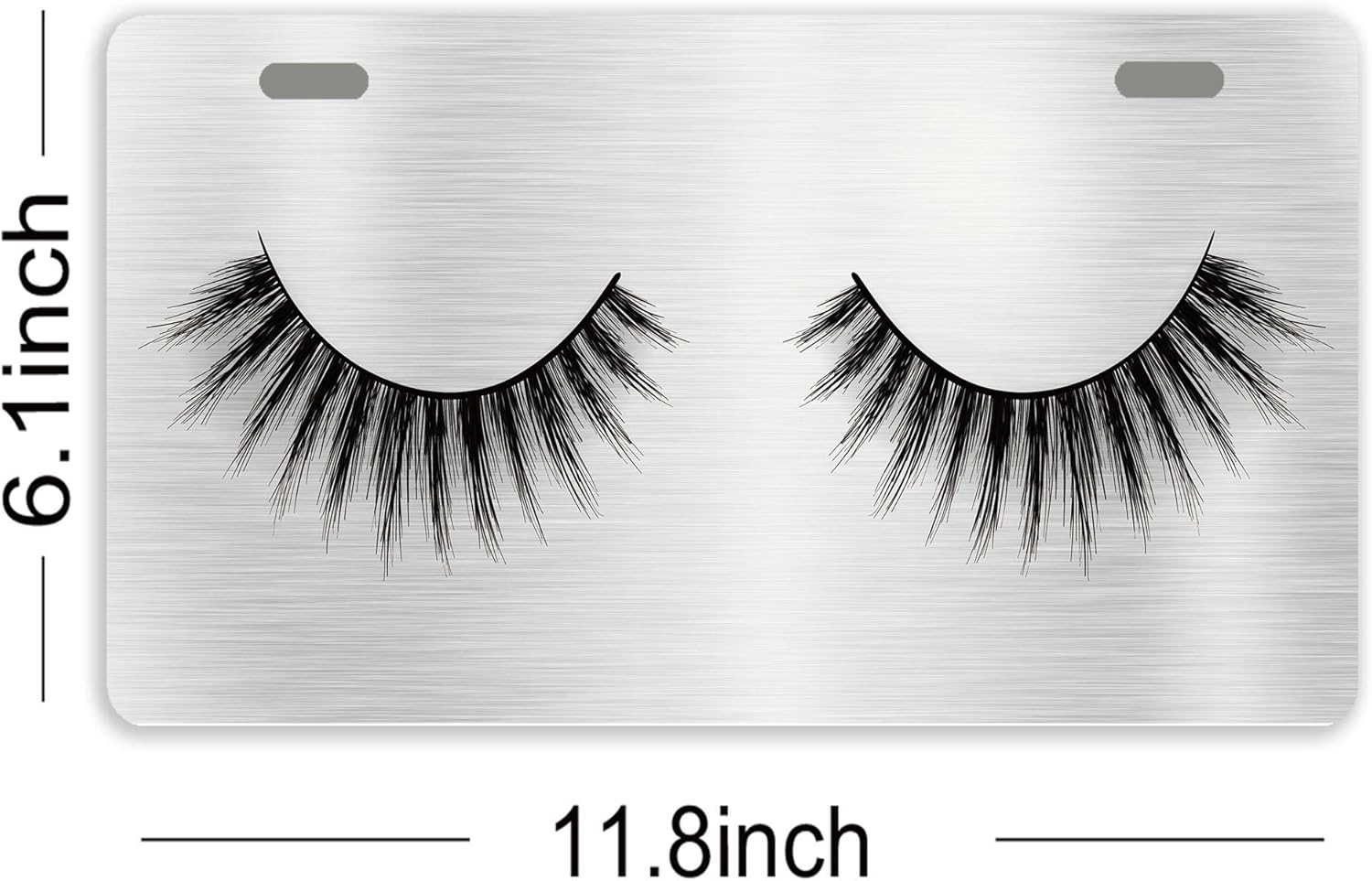 Amazon Com Eprocase License Plate Eyelash Car Tag Decorative