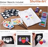 Shuttle Art Fabric Paint Set 18 Colours 60ml Non-Toxic Washable Textile view 5