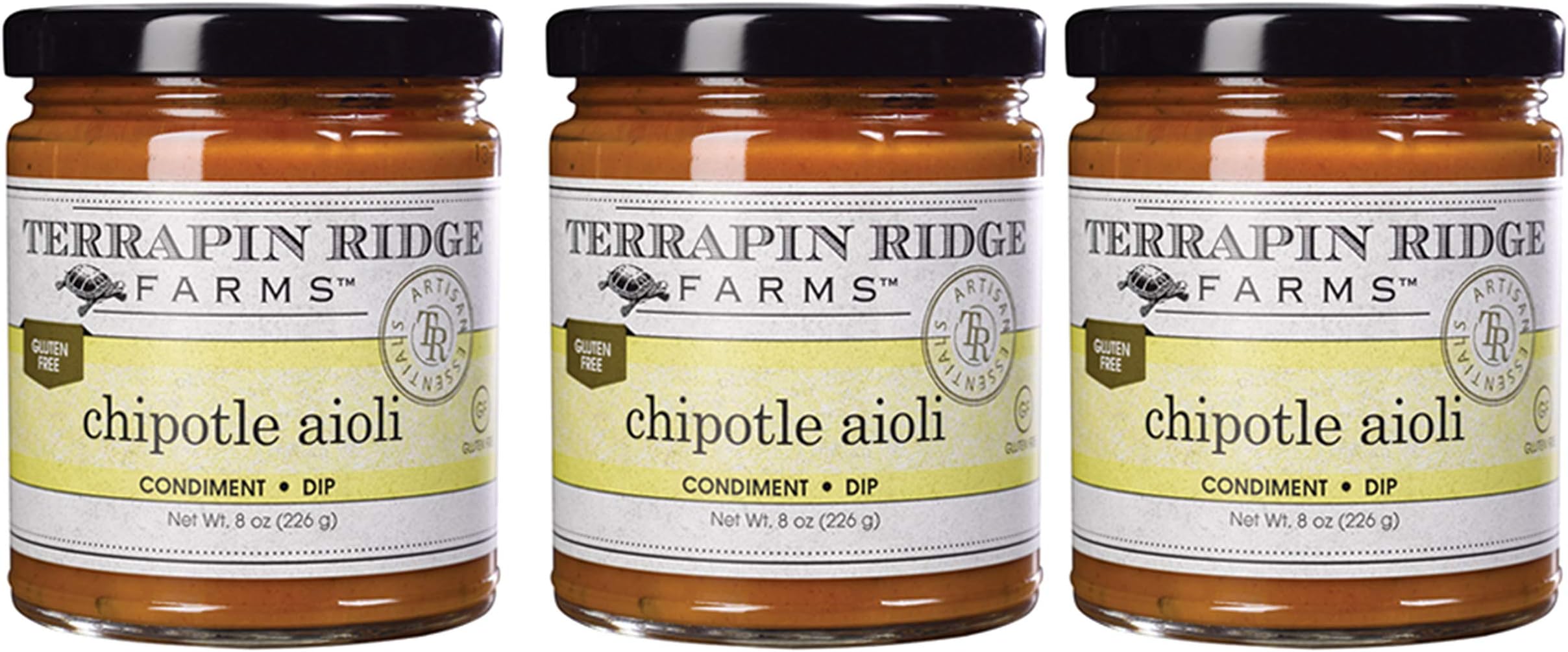 Terrapin Ridge Farms Aioli Chipotle 8.5 Ounce Pack of 3 (Chipotle, 8.5 OZ (Pack of 3))
