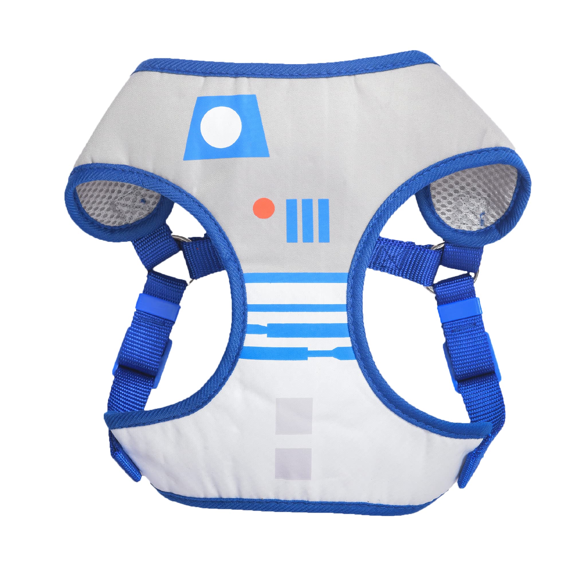 R2D2 Star Wars Dog Harness, Small - No Pull, Step-In with D-Ring