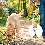 Joytale Padded Handle Dog Lead Double-Sided Reflective Nylon 1.2m Khaki view 2