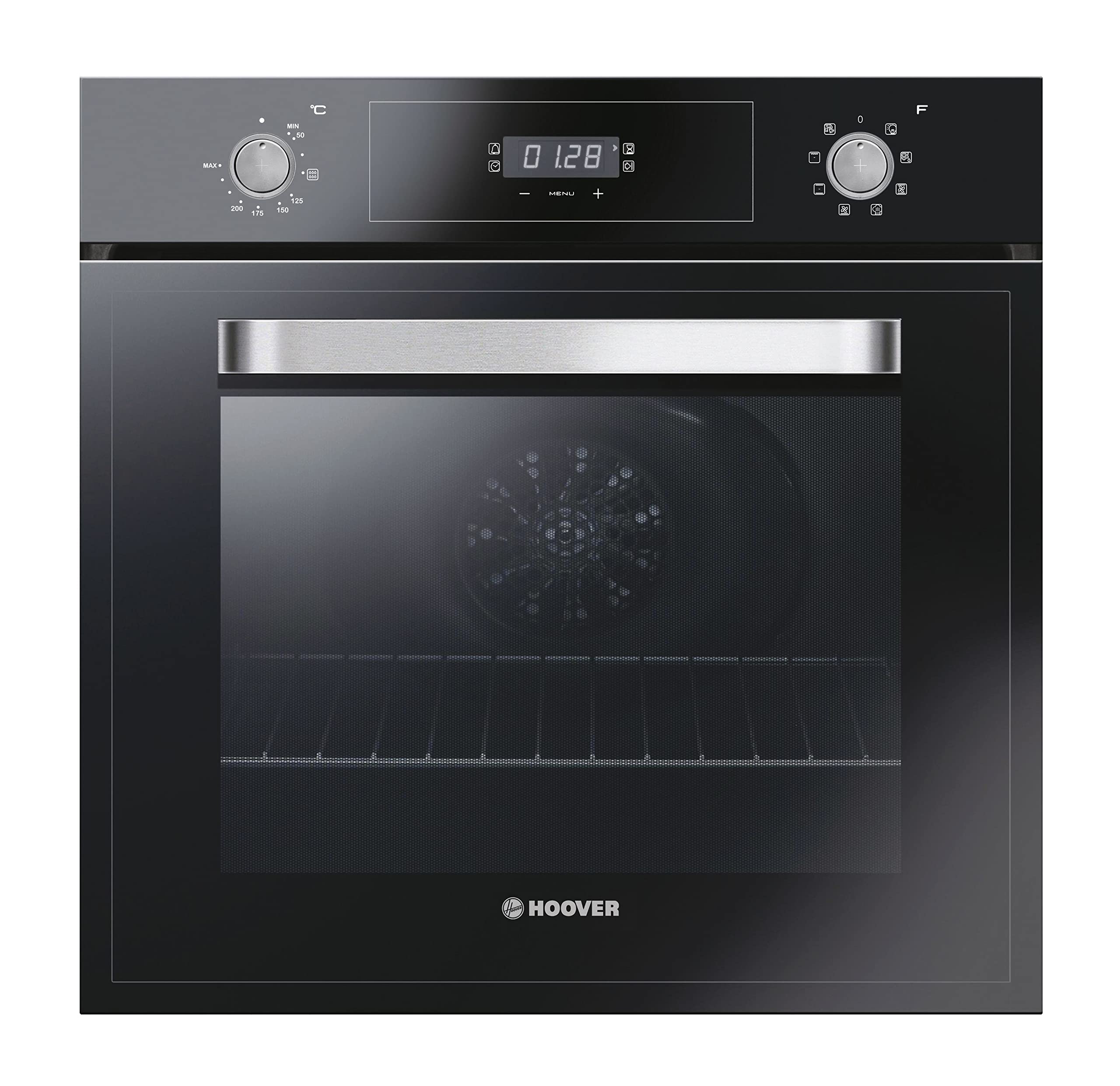 Hoover-H-OVEN-300-HOT3161BIE-Horno-electrico-70L-Digital-Rejillas-antivuelco-Limpieza-Hydroeasyclean-Temporizador