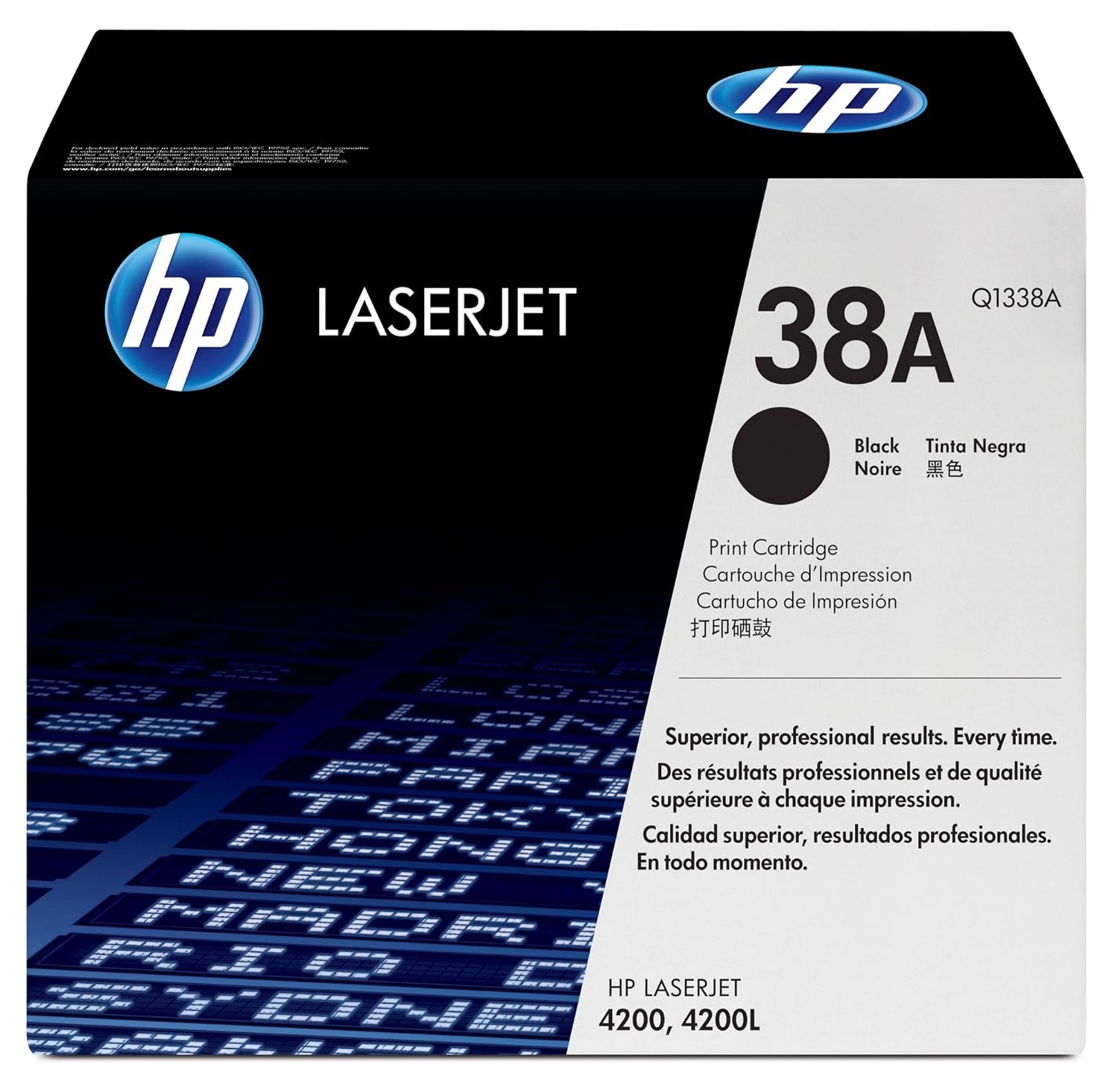 HP 38A (Q1338A) Black Original Toner Cartridge
