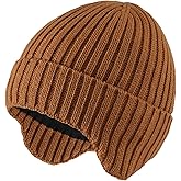 Home Prefer Baby Winter Hats for Boys Girls Kids Toddler Beanie with Earflaps Fleece Lined Knitted Beanie for Cold Weather