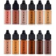 TEMPTU Perfect Canvas Airbrush Foundation, Blush, Highlighter Set: Long-Wear Makeup, Buildable Coverage | For Hydrated & Healthy Skin | Semi Matte, Natural Finish