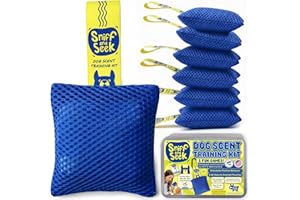 Race&Herd Original 10 Pcs Dog Scent Training Kit, Scent Work Training Kit for Dogs, 5 Brain Games - Nosework for Dog Sniffing