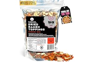 The Ramen Bae - Kimchi Mix, Dried Ramen Toppings - Ramen Toppers - 12oz