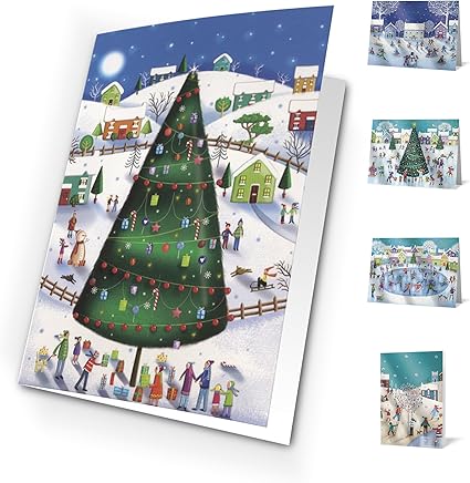 Biglietti Di Natale 2020 Unicef.Unicef Xr15460059 Pack Di 10 Biglietti Snow Scenes Amazon It Cancelleria E Prodotti Per Ufficio