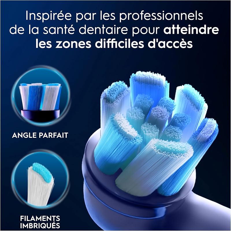 Brossettes de Rechange Ultimate Clean, lot de 8, Blanches
