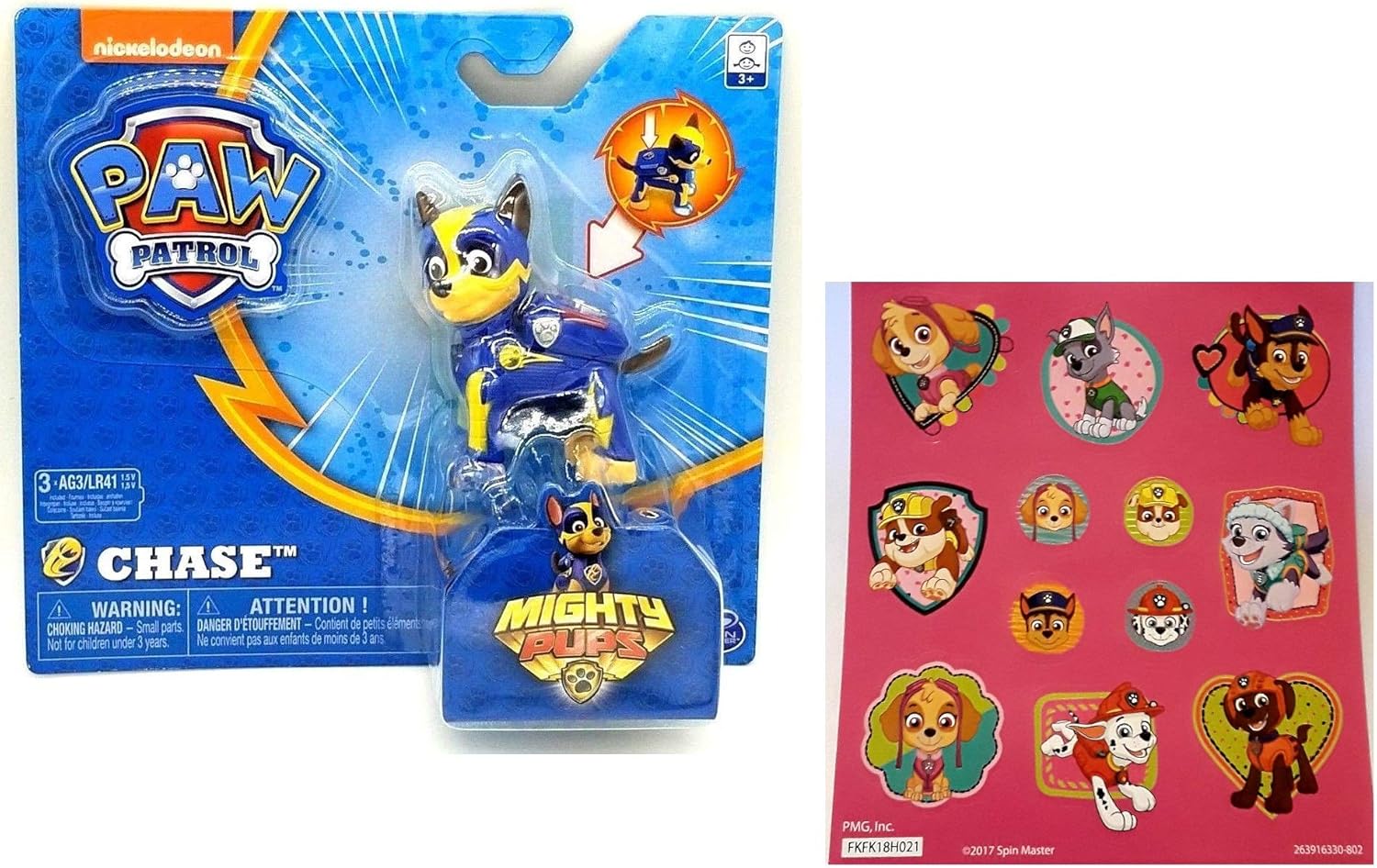 paw patrol light up figures