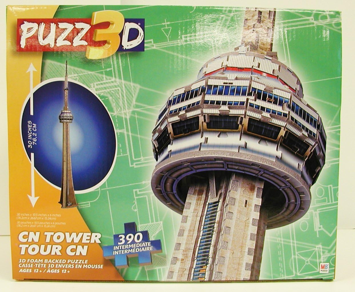 cn tower 3d puzzle