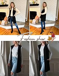 Beyove Women's Soft Sleeveless Open Front Cardigan