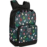 JINX Minecraft Bobble Mobs Kids School Backpack, Gray, 17"
