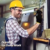 Velway 12 Pairs Safety Work Gloves PU Coated Non-Slip Grip Size M 8 view 4
