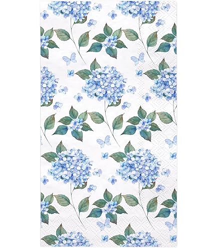 IHR Ideal Home Range Cocktail Napkins Rosanne Beck State Collection Disposable 3-Ply Paper Party Napkin Pack, 5" X 5", Cape Cod, 20- Count