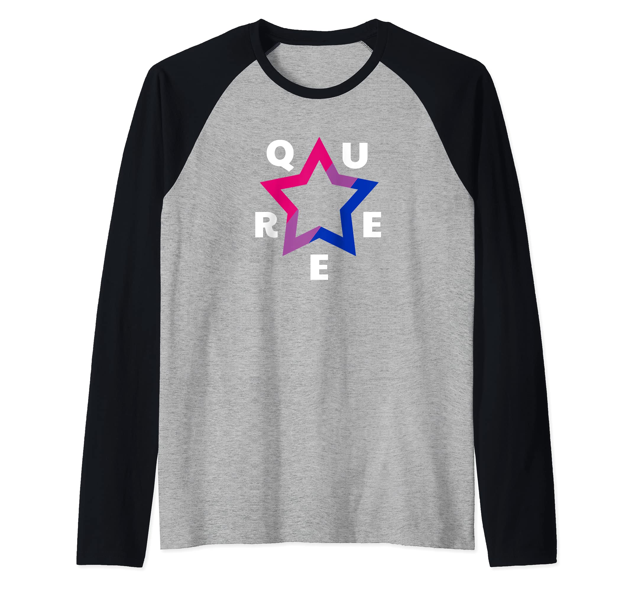 Bisexual Pride Raglan Baseball Tee