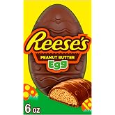 Reese's, Milk Chocolate Peanut Butter Egg, Candy Gift Box, 6 Ounce