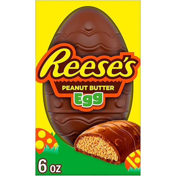 REESE’S MILK CHOCOLATE PEANUT BUTTER EGG, EASTER CANDY...
