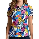 Womens Golf Shirt Short Sleeve Funny Golf Shirts for Woman Tennis Outfit