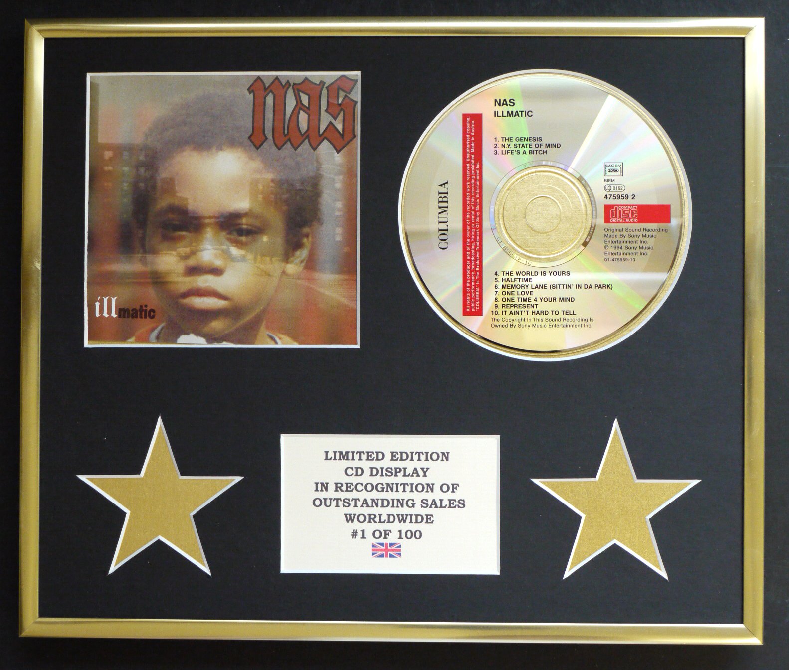 NAS/CD DISPLAY/LIMITED EDITION/COA/ILLMATIC