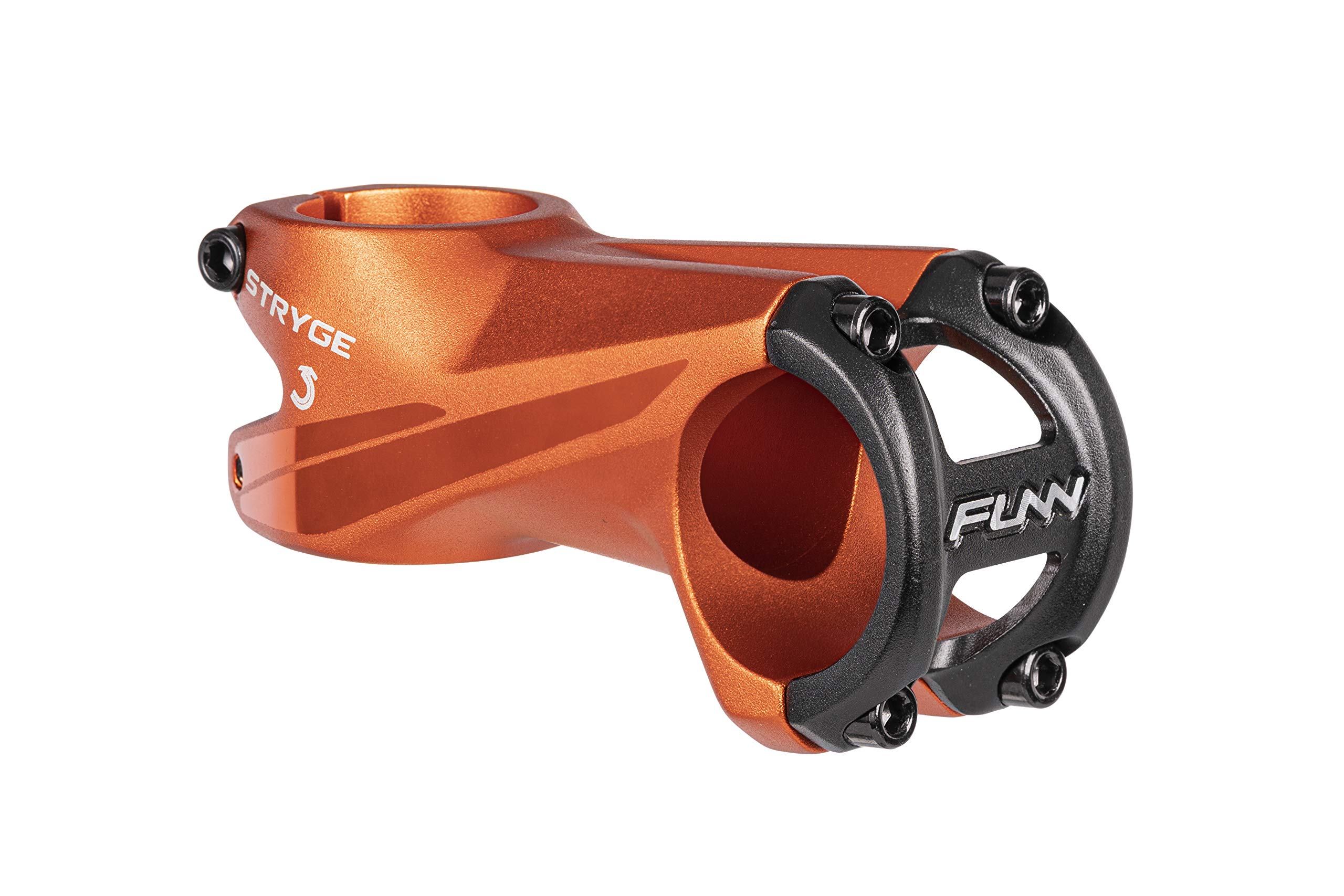 Funn Stryge Bike Drop Stem with -5 Degree - Length 75mm stem with 35mm Bar Clamp, Bike Stem for Mountain Bike, BMX Bike, Road Bike and Gravel Bike (Orange)