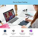 Wacom Intuos S Pen Tablet 200 x 160 mm 2540 LPI 4 Programmable Keys Black view 3