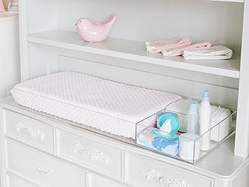 lucite changing table topper