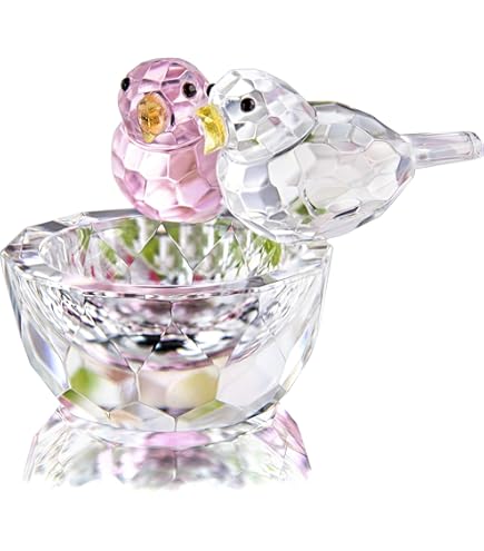Amazon.com: Baccarat Loving Doves Clear 2100916 : Home & Kitchen