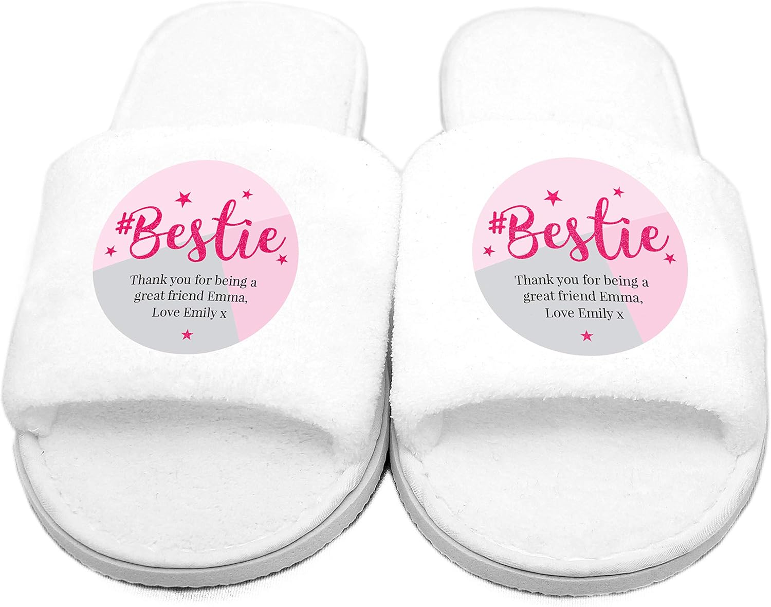 personalised baby slippers