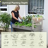 VegTrug Wash Small Grey Raised Bed Planter view 4