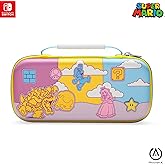 PowerA Protection Case for Nintendo Switch, Switch Lite & OLED Model, Hard Shell Protective Pouch with Carry Handle and 9 Game Cards Storage, Official: Mario Pop, Mario Mushroom Kingdom Pop Art,