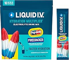 Liquid I.V.® Hydration Multiplier - Popsicle Firecracker | Electrolyte Powder Drink Mix | 1 Pack (16 Servings)