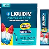 Liquid I.V.® Hydration Multiplier - Popsicle Firecracker | Electrolyte Powder Drink Mix | 1 Pack (16 Servings)