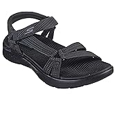 SKECHERS Women's GO Walk Flex Sandal - Illuminate Hands Free Slip-ins Fisherman