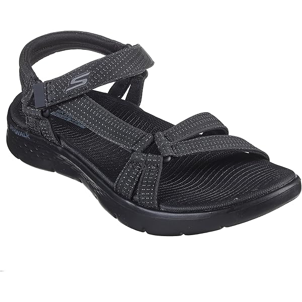Amazon.com | SKECHERS Women's GO Walk Flex Sandal - Glimmer Up