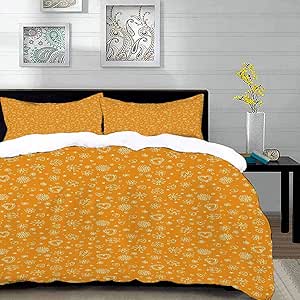 Bedding Juego de Funda de Edredón,Microfibra -Diversión, figuras